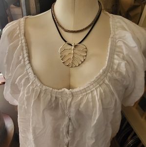 vintage sterling Silver statement necklace